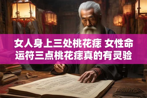 女人身上三处桃花痣 女性命运符三点桃花痣真的有灵验吗