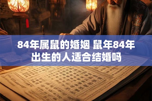 84年属鼠的婚姻 鼠年84年出生的人适合结婚吗