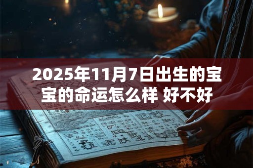 2025年11月7日出生的宝宝的命运怎么样 好不好