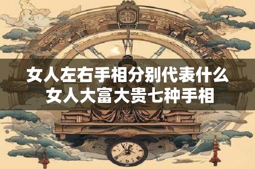 女人左右手相分别代表什么 女人大富大贵七种手相 女人左右手相分别代表什么 女人大富大贵七种手相