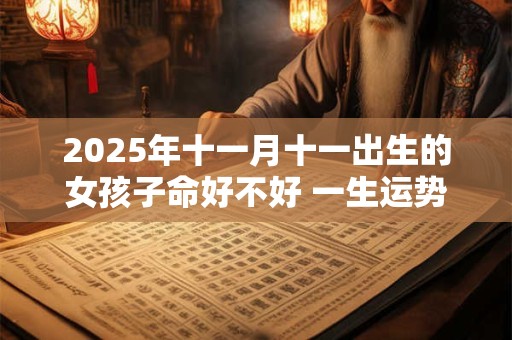 2025年十一月十一出生的女孩子命好不好 一生运势咋样