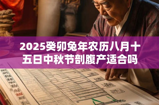 2026癸卯兔年农历八月十五日中秋节剖腹产适合吗