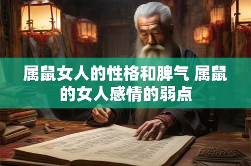 属鼠女人的性格和脾气 属鼠的女人感情的弱点