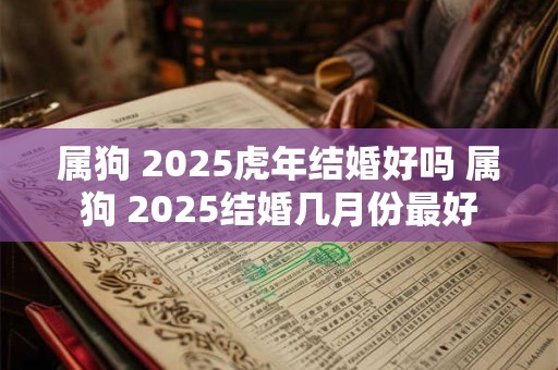 属狗 2025虎年结婚好吗 属狗 2025结婚几月份最好