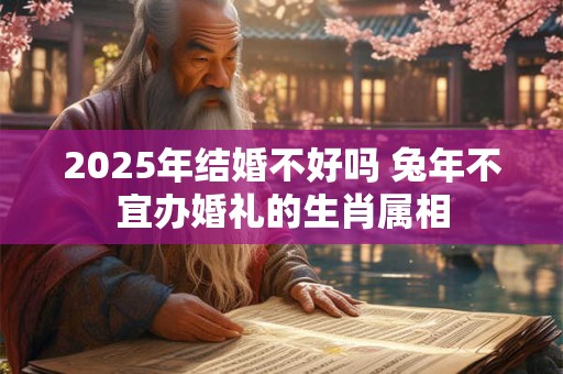2025年结婚不好吗 兔年不宜办婚礼的生肖属相