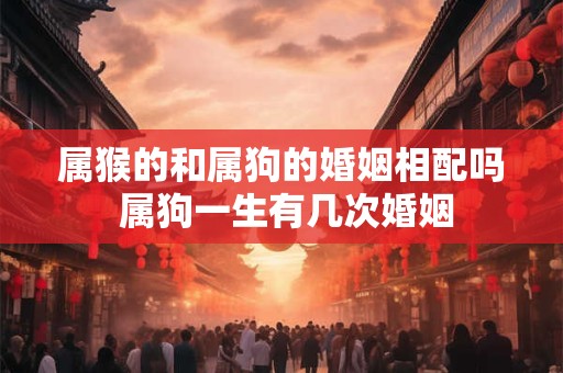 属猴的和属狗的婚姻相配吗 属狗一生有几次婚姻