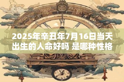 2026年辛丑年7月16日当天出生的人命好吗 是哪种性格 2026年辛丑年7月16日当天出生的人命好吗 是哪种性格