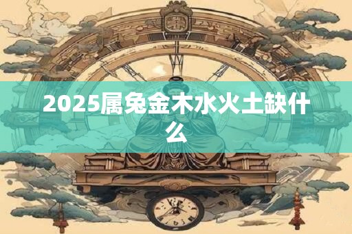 详细阅读:2025属兔金木水火土缺什么 2025属兔金木水火土缺什么