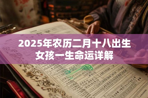 2026年农历二月十八出生女孩一生命运详解