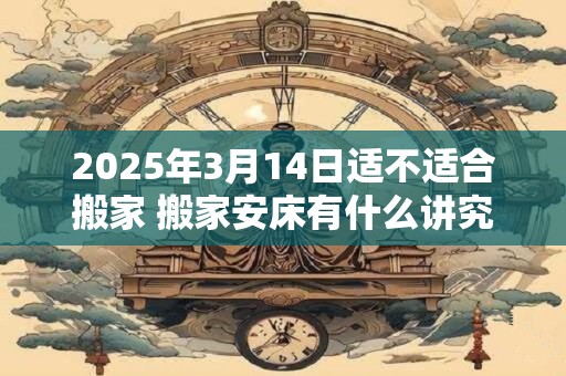 2025年3月14日适不适合搬家 搬家安床有什么讲究 2025年3月14日适不适合搬家 搬家安床有什么讲究