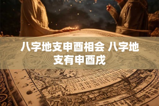 八字地支申酉相会 八字地支有申酉戌