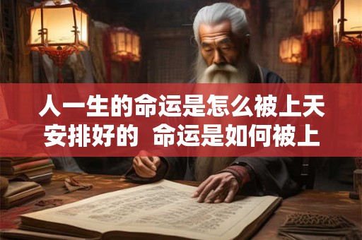 人一生的命运是怎么被上天安排好的 命运是如何被上天安排 人一生的命运是怎么被上天安排好的 命运是如何被上天安排