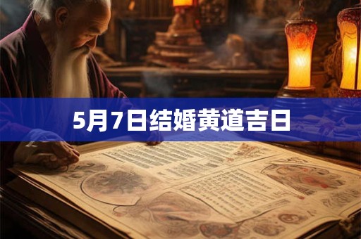 5月7日结婚黄道吉日
