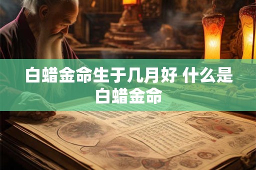 白蜡金命生于几月好 什么是白蜡金命