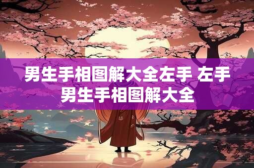 男生手相图解大全左手 左手男生手相图解大全