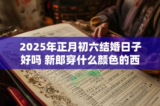 2025年正月初六结婚日子好吗 新郎穿什么颜色的西装合适