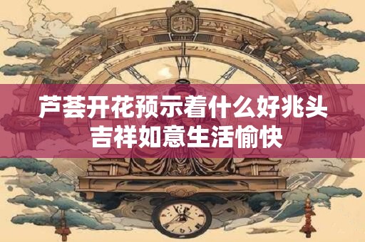芦荟开花预示着什么好兆头 吉祥如意生活愉快