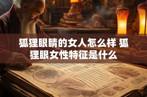 狐狸眼睛的女人怎么样 狐狸眼女性特征是什么