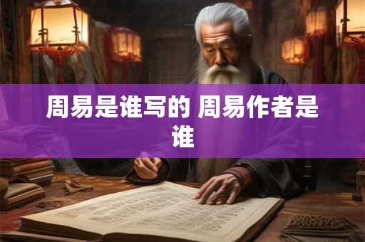 周易是谁写的 周易作者是谁