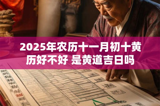 2025年农历十一月初十黄历好不好 是黄道吉日吗