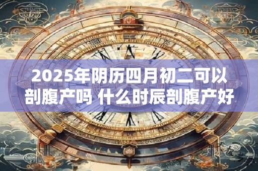 2025年阴历四月初二可以剖腹产吗 什么时辰剖腹产好 2025年阴历四月初二可以剖腹产吗 什么时辰剖腹产好