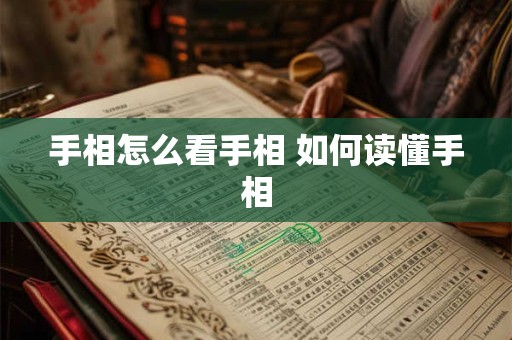 手相怎么看手相 如何读懂手相