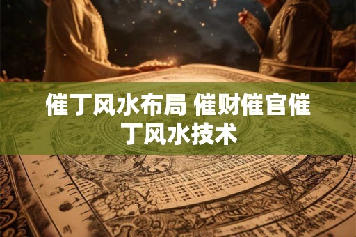 催丁风水布局 催财催官催丁风水技术
