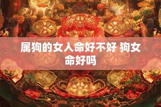 属狗的女人命好不好 狗女命好吗