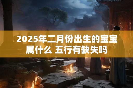 2025年二月份出生的宝宝属什么 五行有缺失吗