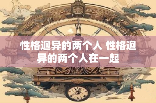 性格迥异的两个人 性格迥异的两个人在一起