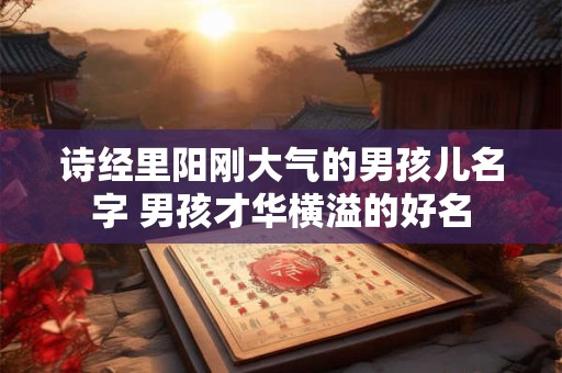 诗经里阳刚大气的男孩儿名字 男孩才华横溢的好名