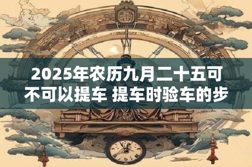 2025年农历九月二十五可不可以提车 提车时验车的步骤
