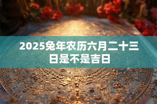 2025兔年农历六月二十三日是不是吉日