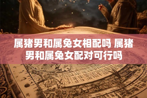 属猪男和属兔女相配吗 属猪男和属兔女配对可行吗