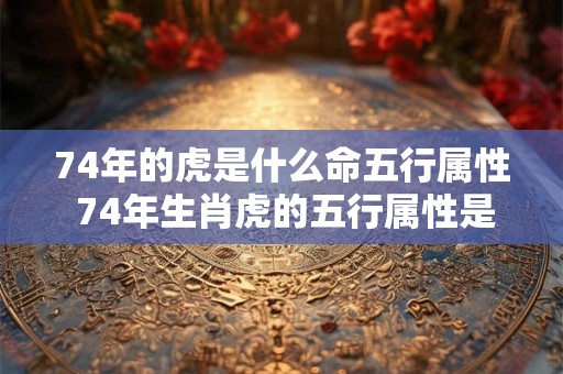 74年的虎是什么命五行属性 74年生肖虎的五行属性是什么