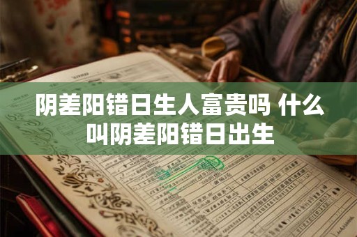 阴差阳错日生人富贵吗 什么叫阴差阳错日出生 阴差阳错日生人富贵吗 什么叫阴差阳错日出生