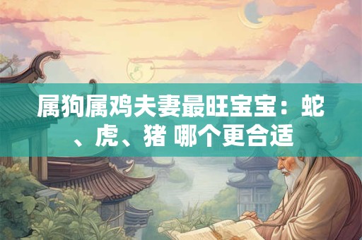 属狗属鸡夫妻最旺宝宝:蛇、虎、猪 哪个更合适 属狗属鸡夫妻最旺宝宝:蛇、虎、猪 哪个更合适