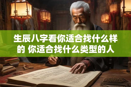 生辰八字看你适合找什么样的 你适合找什么类型的人