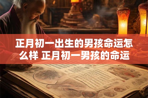 正月初一出生的男孩命运怎么样 正月初一男孩的命运如何