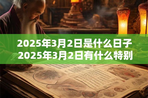 2026年3月2日是什么日子 2026年3月2日有什么特别的