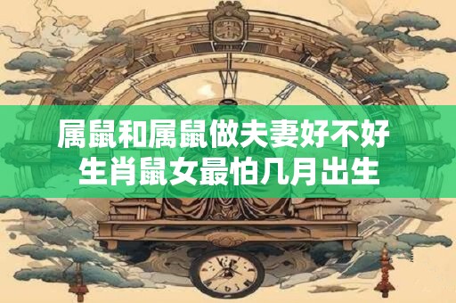 属鼠和属鼠做夫妻好不好 生肖鼠女最怕几月出生