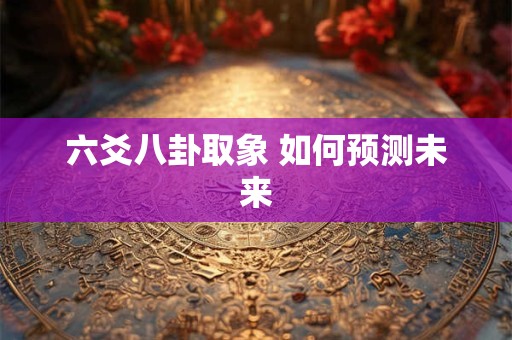 六爻八卦取象 如何预测未来
