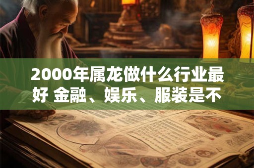 2000年属龙做什么行业最好 金融、娱乐、服装是不错的选择