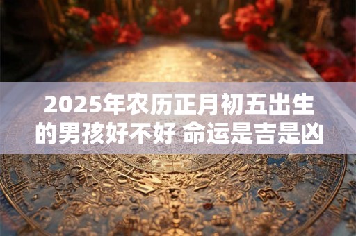 2025年农历正月初五出生的男孩好不好 命运是吉是凶