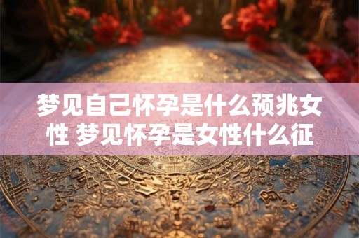 梦见自己怀孕是什么预兆女性 梦见怀孕是女性什么征兆