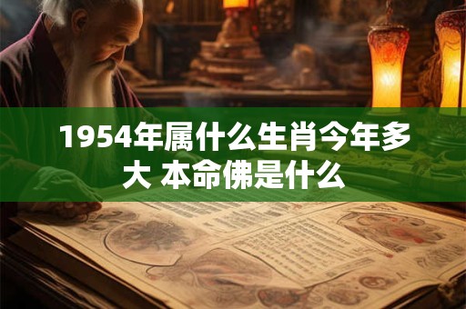 1954年属什么生肖今年多大 本命佛是什么
