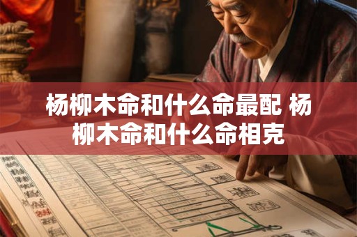 杨柳木命和什么命最配 杨柳木命和什么命相克