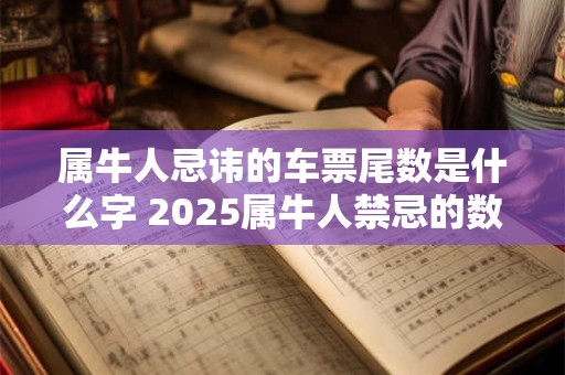 属牛人忌讳的车票尾数是什么字 2025属牛人禁忌的数字查询