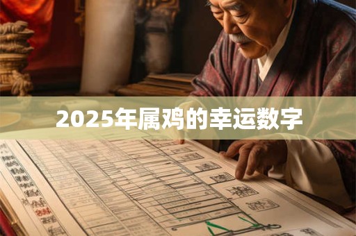 2025年属鸡的幸运数字