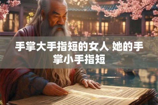 手掌大手指短的女人 她的手掌小手指短